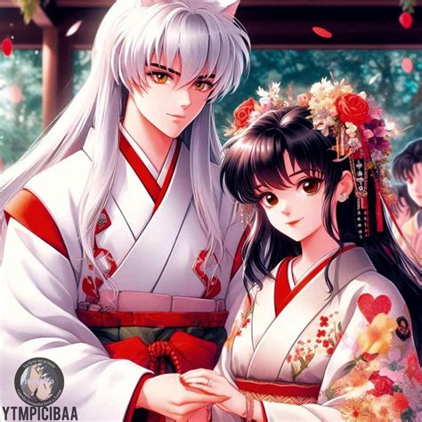 inuyasha and kagome|inuyasha and kagome wedding.